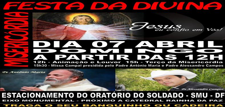 FESTA DA DIVINA MISERICÓRDIA
